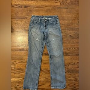 Maurices Blue Straight Leg Jeans Classic Style